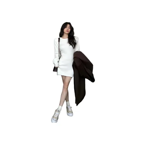 HTHK Длинное платье с длинными рукавами женское