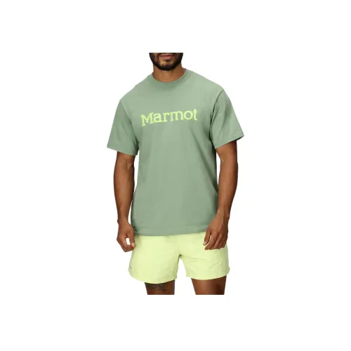 Marmot T-Shirt Мужской Светло-Зеленый