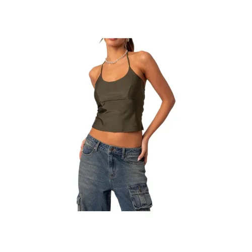 Edikted Sara Спина Cut Out Топ с вырезом на шее Топ с бретелями Женские