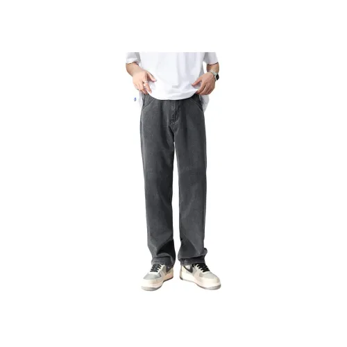 SONGS ALONG Джинсы Унисекс Дымчатый Серый