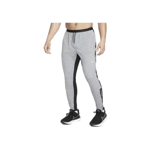 nike Therma Форма RUN Division Phenom Elite Вязаные тренировочные брюки Мужской Серый
