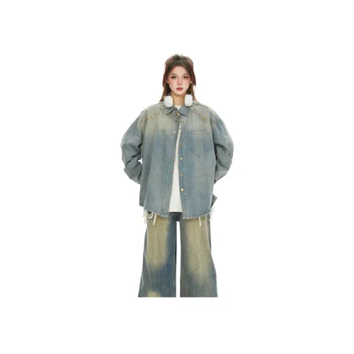 FA2LO Синий Унисекс Джинсовые куртки