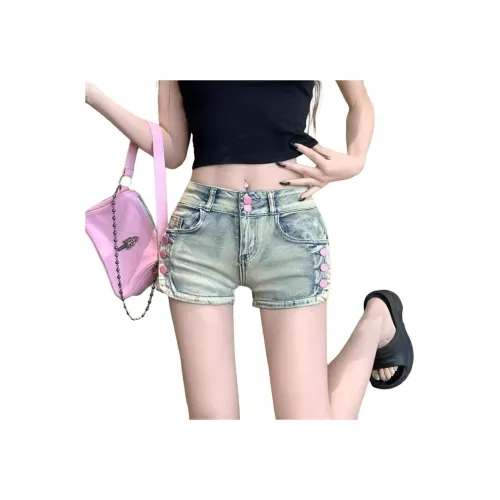 YEARNED Винтажные синие женские джинсовые шорты