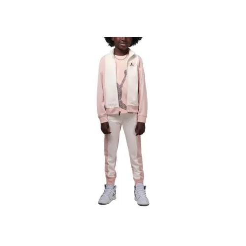 Джордан Повседневная Спортивная Одежда Парус Белый Светло-Розовый Дети Возраст 3-7 Лет