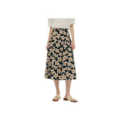 GOELIA Повседневная длинная юбка для женщин