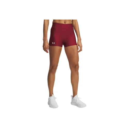 Under Armour HeatGear Red Женские шорты для йоги
