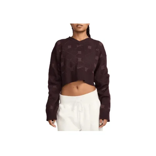 Nike Clothing Коричневые Женские Свитеры