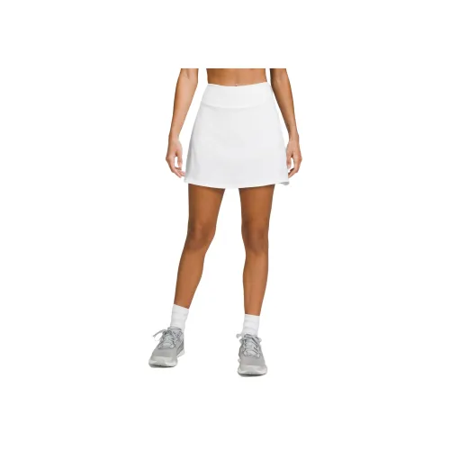 lululemon Pace Rival Повседневные короткие юбки Женские Белые