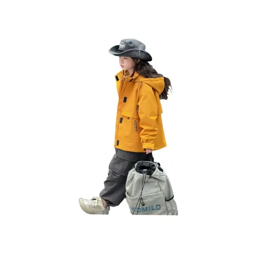Because no Оранжевый Желтый [3 в 1] Kids Туристическая одежда