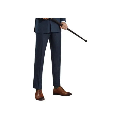 BUSYCON Синие полосы Мужские Повседневные Штаны