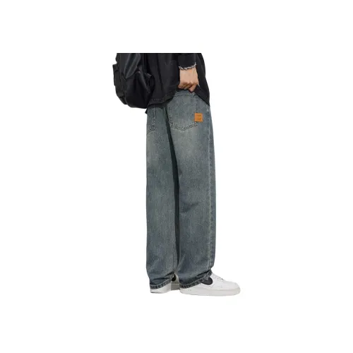 YASHENQISHI F9317 Вымытый Цвет Мужские Джинсы