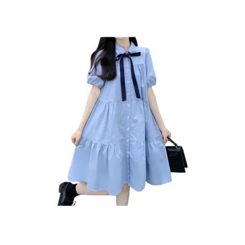 ZCDECO Короткое платье с короткими рукавами женское