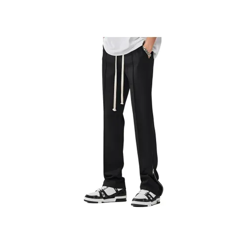 ALL IN Черные Унисекс Повседневные Брюки