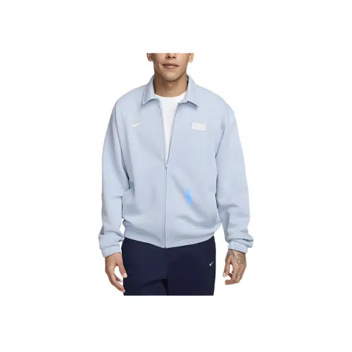 nike Команда США по футболу Олимпийская серия USMNT Клуб Куртки и пальто Мужской Светло-синий