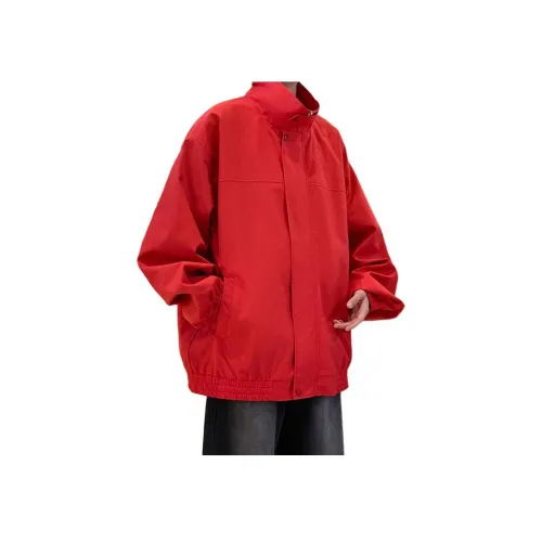 GANGZAI Красный Унисекс Куртки