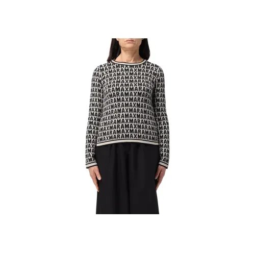 'S MAX MARA Черно-белая панда Женские Свитеры