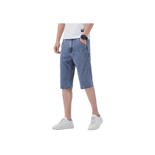 YUQIAN Мужские джинсовые шорты