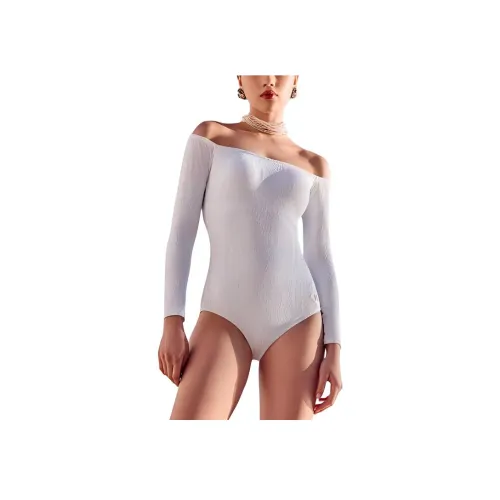 BALNEAIRE Ван-Пис Купальник Женские Кокосовое Молоко Белый