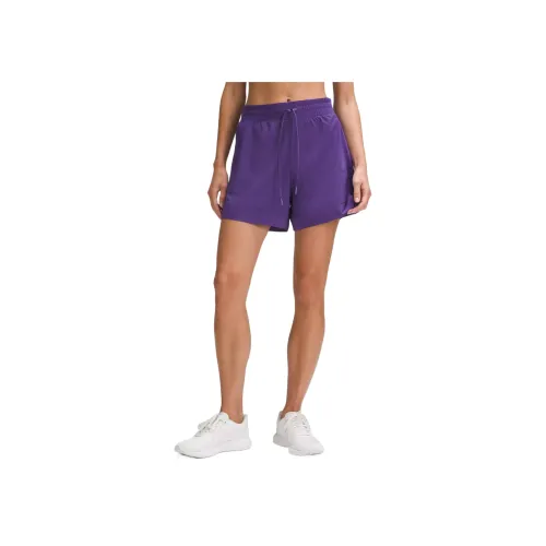 Lululemon License To Train Petrol Фиолетовый Женские Спортивные Шорты