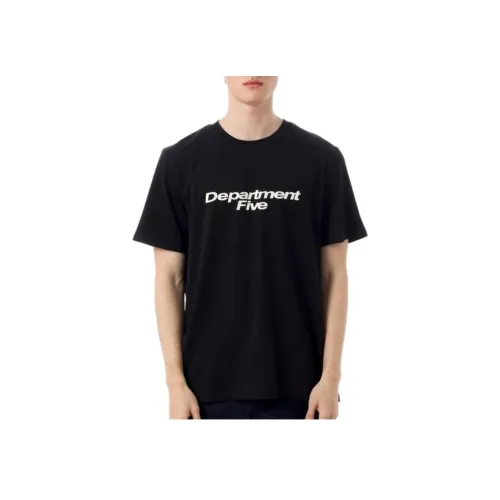 Department 5 Черные Мужские T-Рубашки