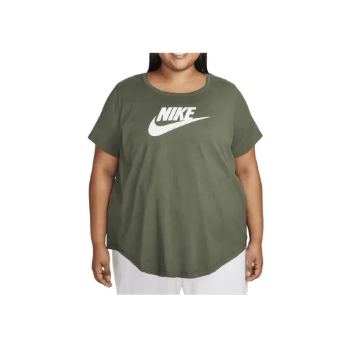 nike T-Shirt Женская Оливково-зеленая