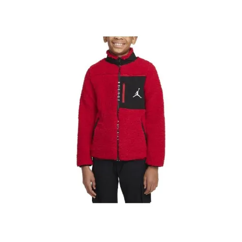 Джордан Фитнес-красные Kids Куртки