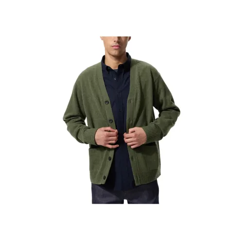 UNIQLO Свитер Унисекс Оливково-зеленый