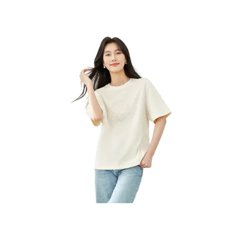 VIMLY T Рубашка Женская Бежевая Абрикосовая