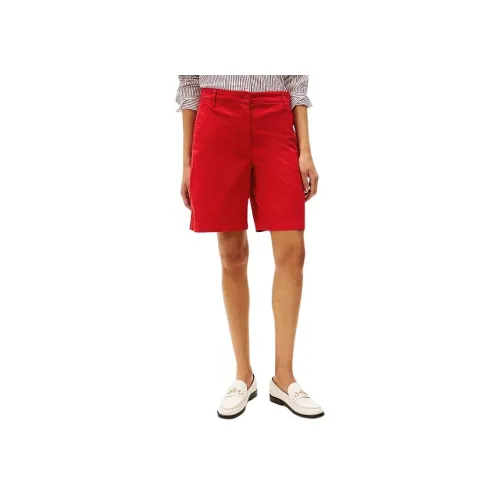 Tommy Hilfiger Red Женские Повседневные шорты