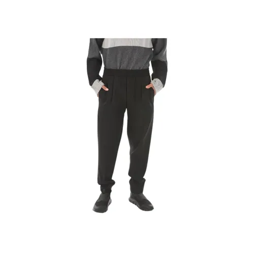Ermenegildo Zegna Черные Мужские Повседневные Штаны