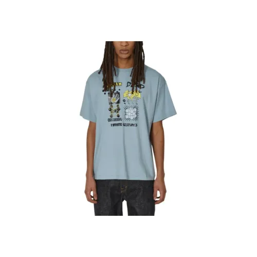 Brain Dead co-brand Сланец Цвет Мужская T-рубашка