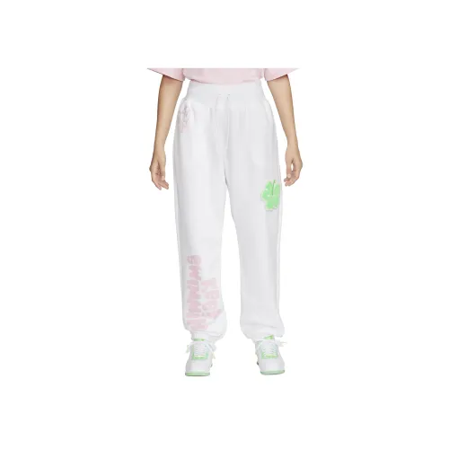 nike Sportswear Phoenix Fleece X Doernbecher Свободный стиль 'Sydney' Вязаные Тренировочные брюки Женские Белые
