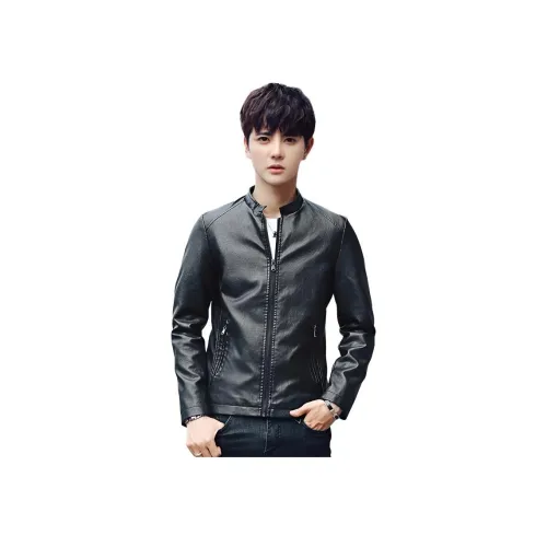 VNHP Куртка из кожи мужская