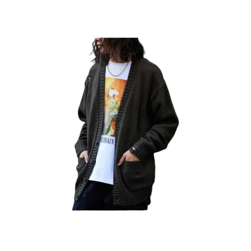 FREAK'S STORE CO-BRAND Оливковый Мужской Трикотаж
