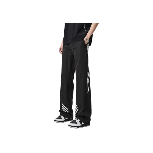 ALL IN Осветляющий Черный Мужской Повседневный Брюки