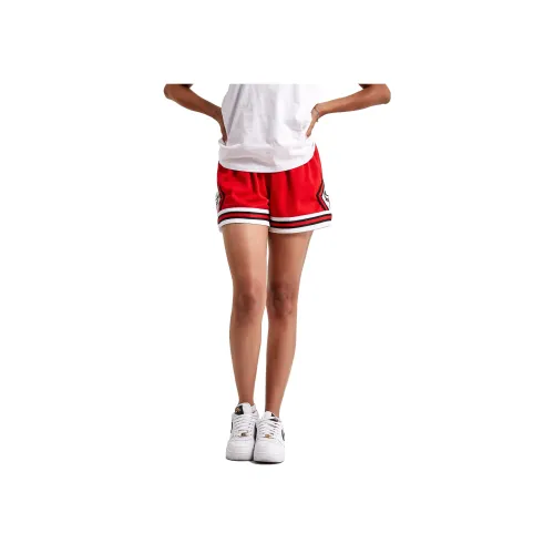 MITCHELL NESS Повседневные шорты Женские Red