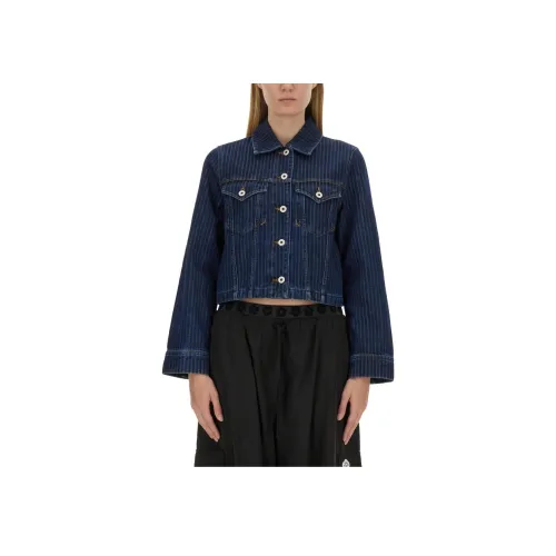 KENZO Denim Jacket Women's Blue KENZO Деним Куртка Женская Синяя