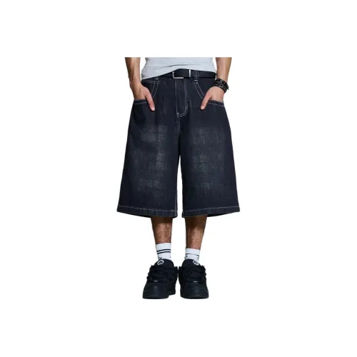 Jaded London Check XL Colossus Jorts Джинсовые шорты Мужской