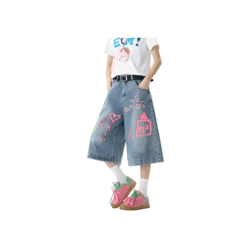 YEARNED Синие Женские Джинсы