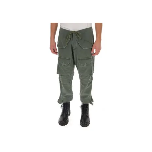 GREG LAUREN Зеленые Мужские Повседневные Штаны
