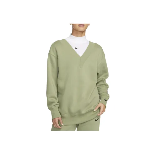 NIKE Зеленые Женские Свитеры