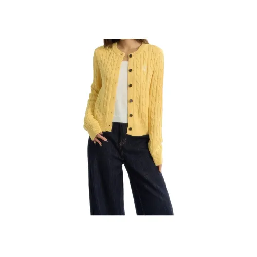 Mu Xiao Xin Желтый Женская Трикотаж