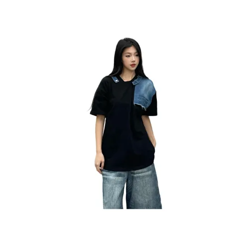 YEARNED Черная Женская Футболка