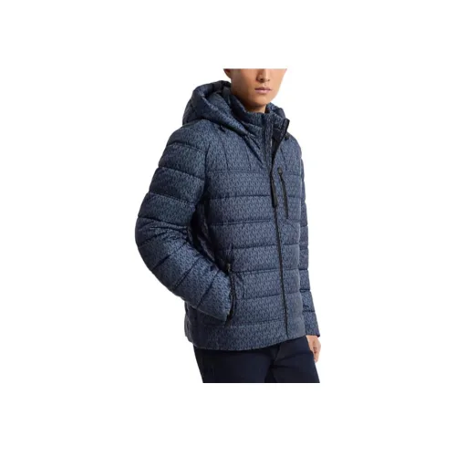 MICHAEL KORS Хлопковый пуховик Мужской Синий