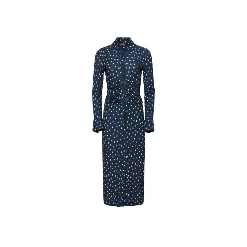 Altuzarra Blue Женские Длинные Платья с Рукавами