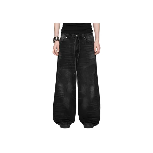 RACER WORLDWIDE Черные Мужские Джинсы