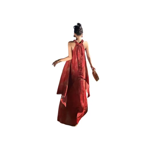 XIAOJUCHUANLI Red Женские Слиплатья