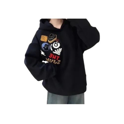 Mu Qingqing Черный худи [Премиум] Женские худи