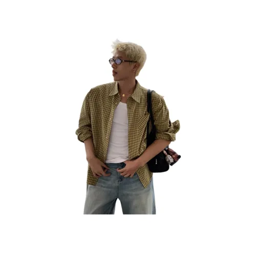 MORii Желтая Унисекс Рубашка