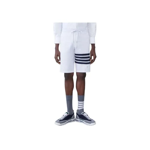THOM BROWNE Белый Мужские спортивные шорты